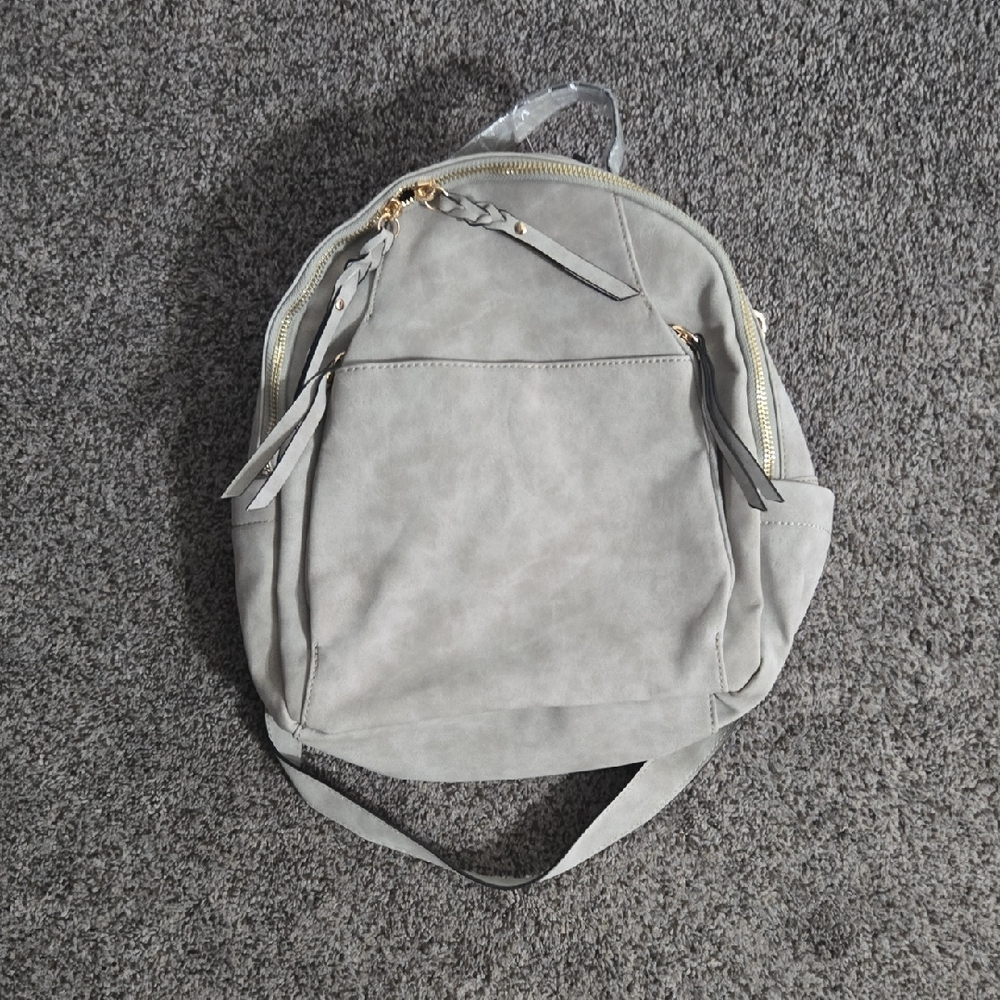 Elegant Women's Gray Backpack